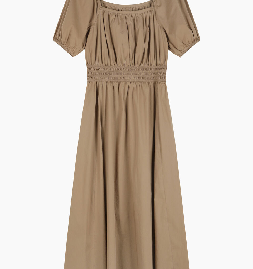 Beige long dress - null - Beige | Sisley K image number 1